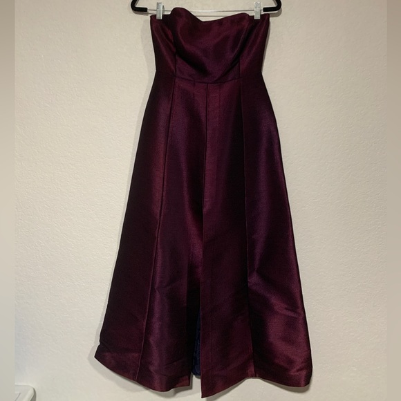 Emporio Armani Dresses & Skirts - Emporio Armani Purple Strapless Cocktail Gown
